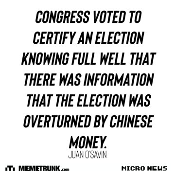 Congress voted to certify the election before it was properly verified