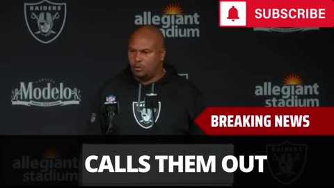 Raiders Coach Puts Some Players On Blast After Loss