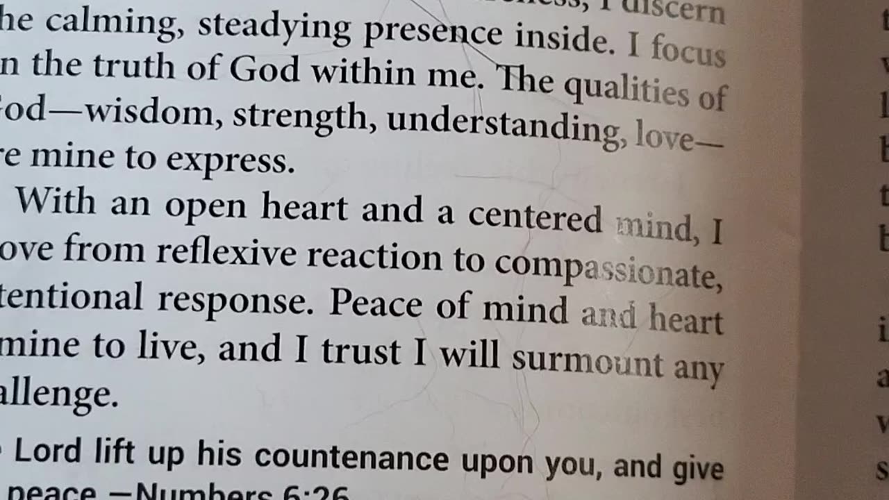 INNER PEACE is the words of the day!