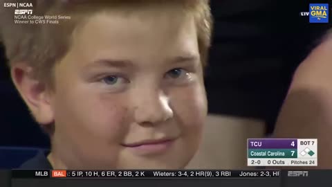 BOY HAS A EPIC STAREDOWN WITH CAMERA MAN I HILARIOUS