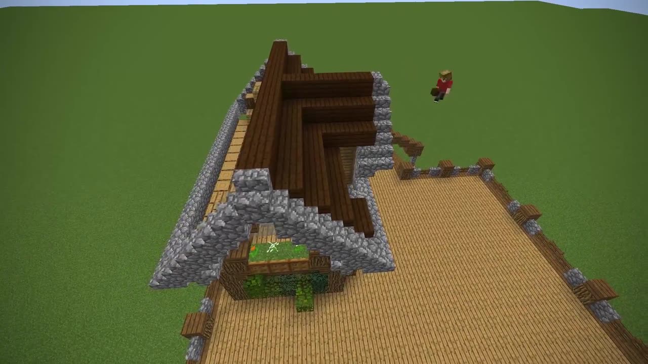 Minecraft: Starter Base Tutorial - Wooden Minecraft House