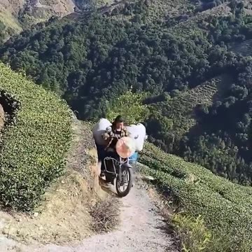 Driving backwards on scary mountain roads #ViralVideo #trending #Famous