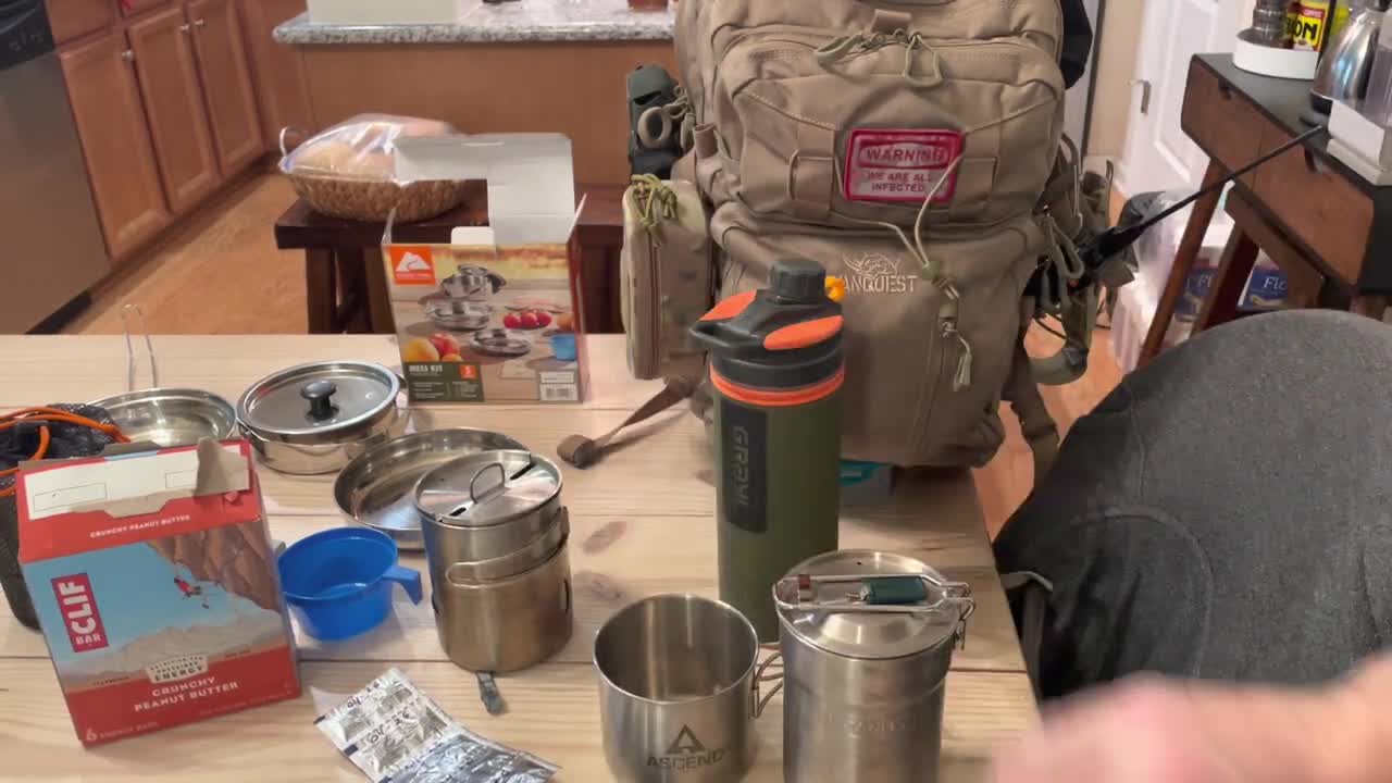 Get Home Bag- Adding a Cook Kit to my Emergency Backpack from Vanquest Gear