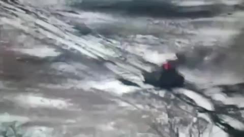 Russian Tank Burns