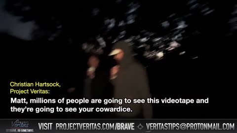 Project Veritas confronts YouTube stooge