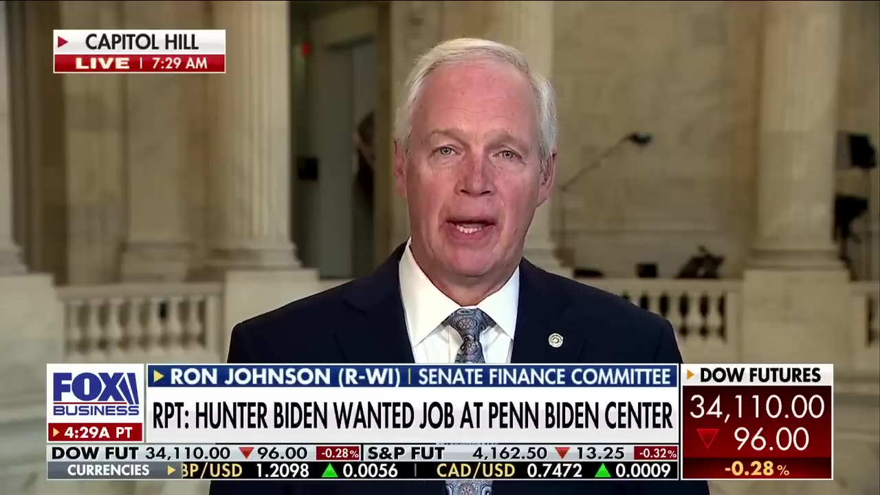 Sen. Ron Johnson blasts 'hypocritical' Biden for admitting US 'needs oil for a decade'