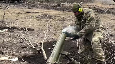 Footage from Ukrainian Mortar Team