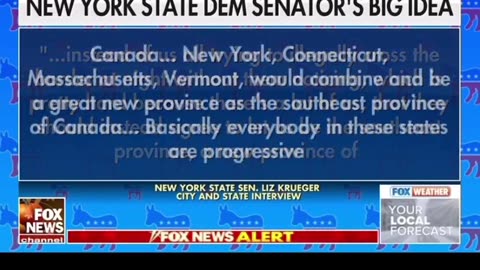 ABSURD: NY State Democrat Says The Northeast Should Join Canada