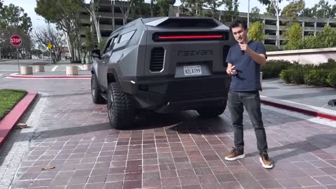 $700 000 REZVANI VENGEANCE - 810 HP! Test drive and full review. Road legal military truck!