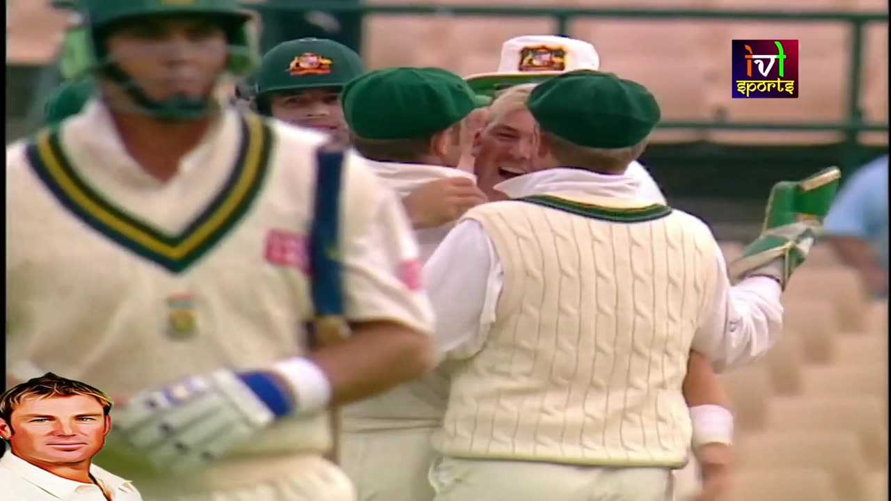 Shane Wanre Celebrating His 300th Wicket in Test - #cricket #shanewarne #ballofthecentury