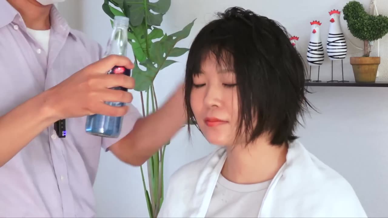 ASMR Relaxing Head Massage With Haarwasser