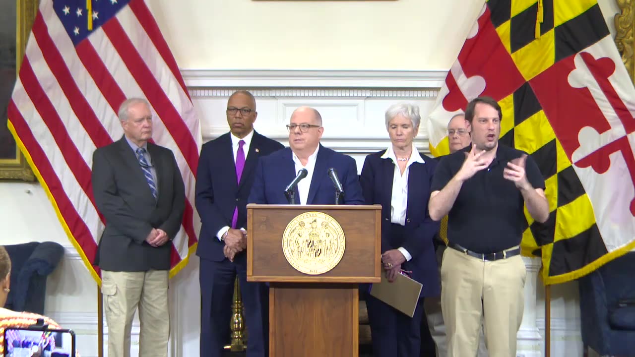 Larry Hogan March 6, 2020 COVID-19 Livestream