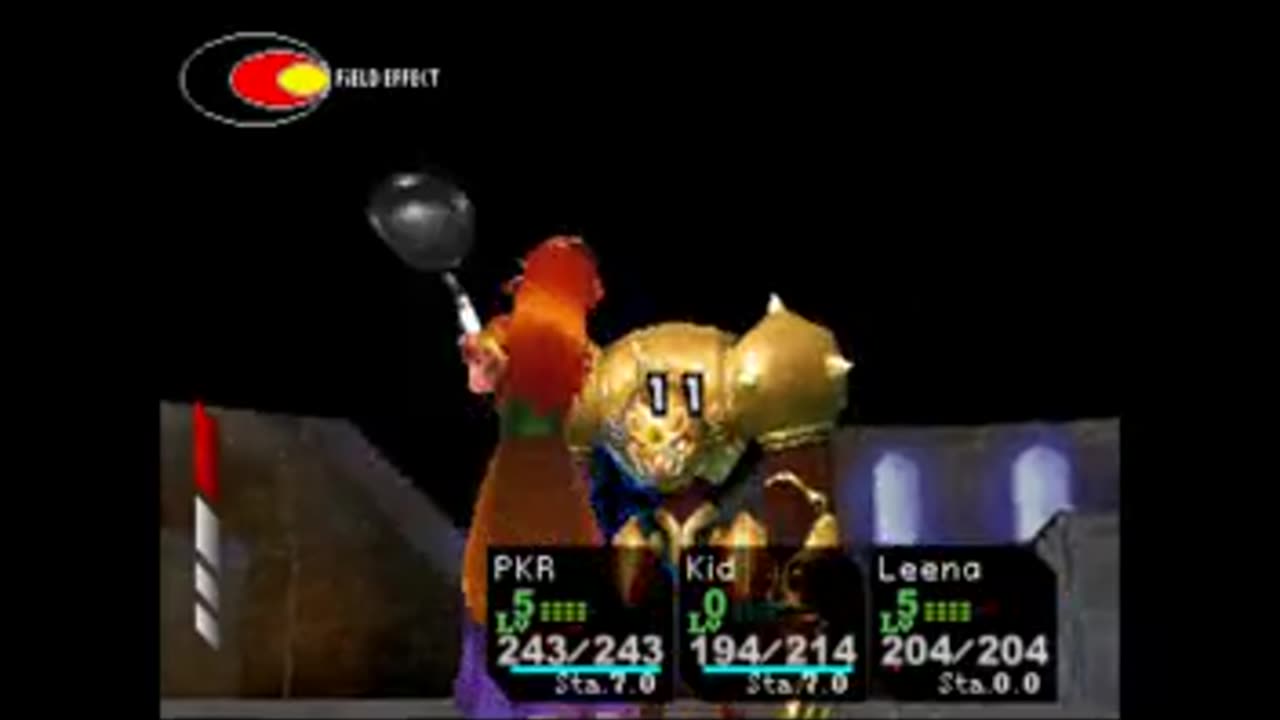 Chrono Cross (PS1): Battle Demonstration