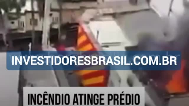 Incendio em prédio das Americanas