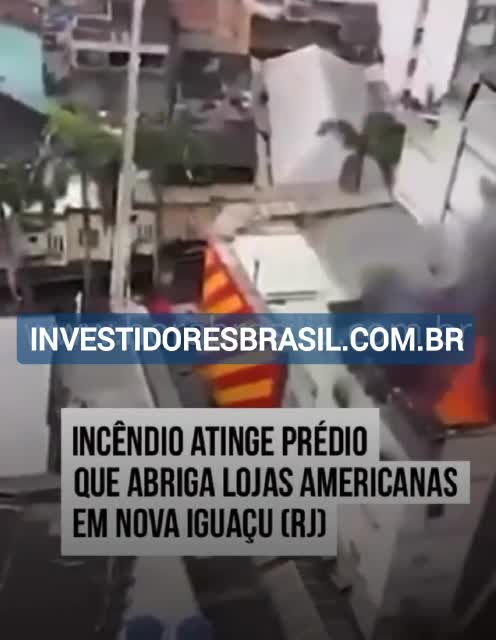 Incendio em prédio das Americanas