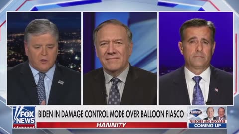 Mike Pompeo and John Ratcliffe There were no Chinese spy balloons under the Trump administration.