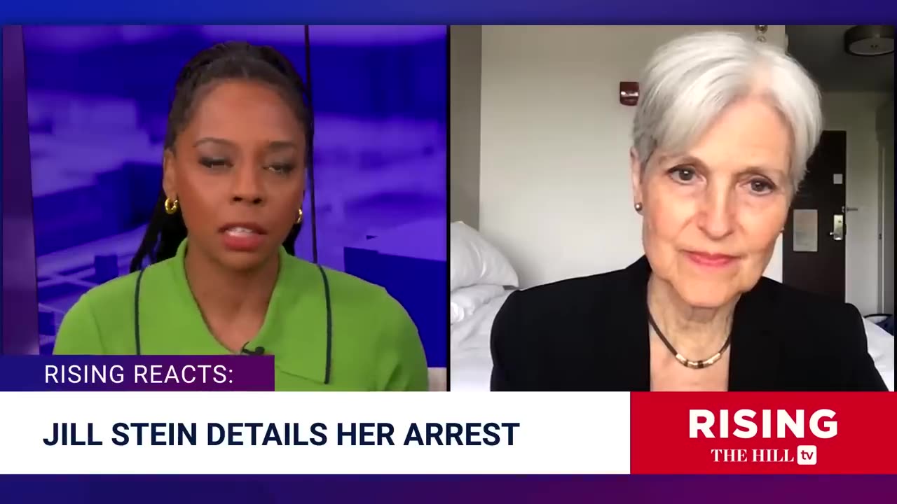 Jill Stein ASSAULTED, ARRESTED AtWashington University: Rising Interview