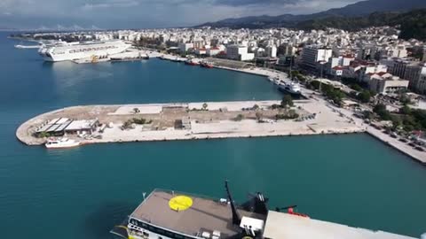 Patras from drone | Greece | Cinematic Aerial Video | 4K