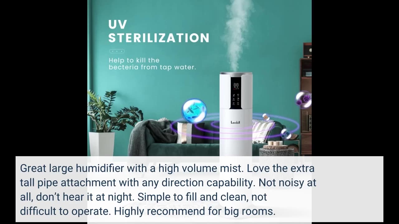 Lacidoll 4.2 Gal Tower #Humidifiers for Large Room-Overview