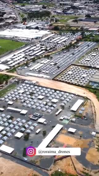 Centro refugiados venezuelanos em RoRaima