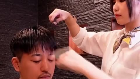 ASMR 銀座の高級個室理容室 #asmr #headmassage #barber #relaxing