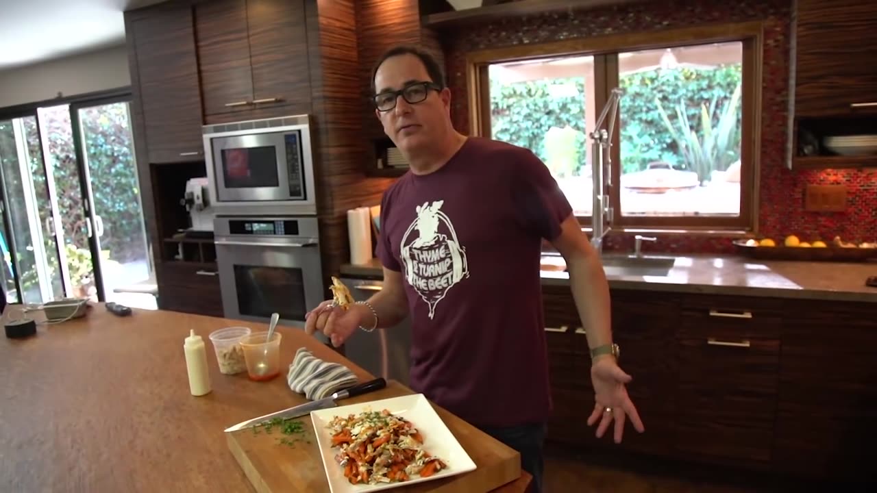 Sweet Potato Buffalo Chicken Fries SAM THE COOKING GUY