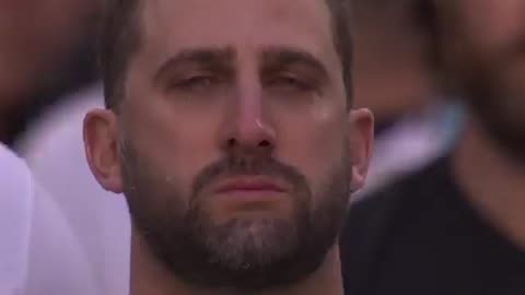 Patriotic NFL Player Cries During The National Anthem In Amazing Moment