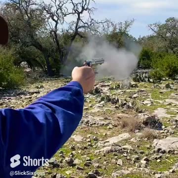 Shooting a Colt 1872 Open Top Revolver in 45 Colt from Taylors and Company
