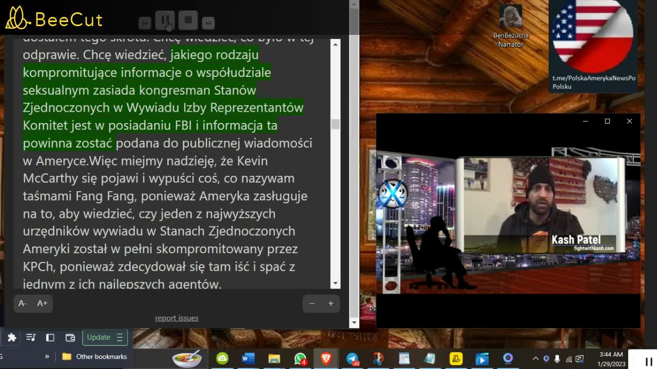 🔴X22 WYWIAD Kash Patel 🔴 DEMOKRACI są w trakcie usuwania Bidena, Patrioci mają doskonałe, doskonałe