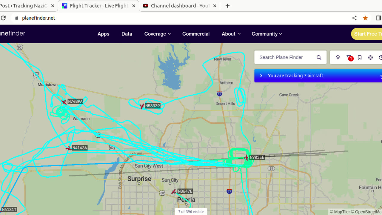 Mormons invasion over Wittmann Az continues with Piper Archers - Feb 11th 2023