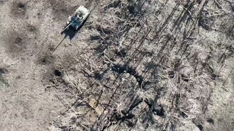 Ukrainian Surveillance of Russian Trenches
