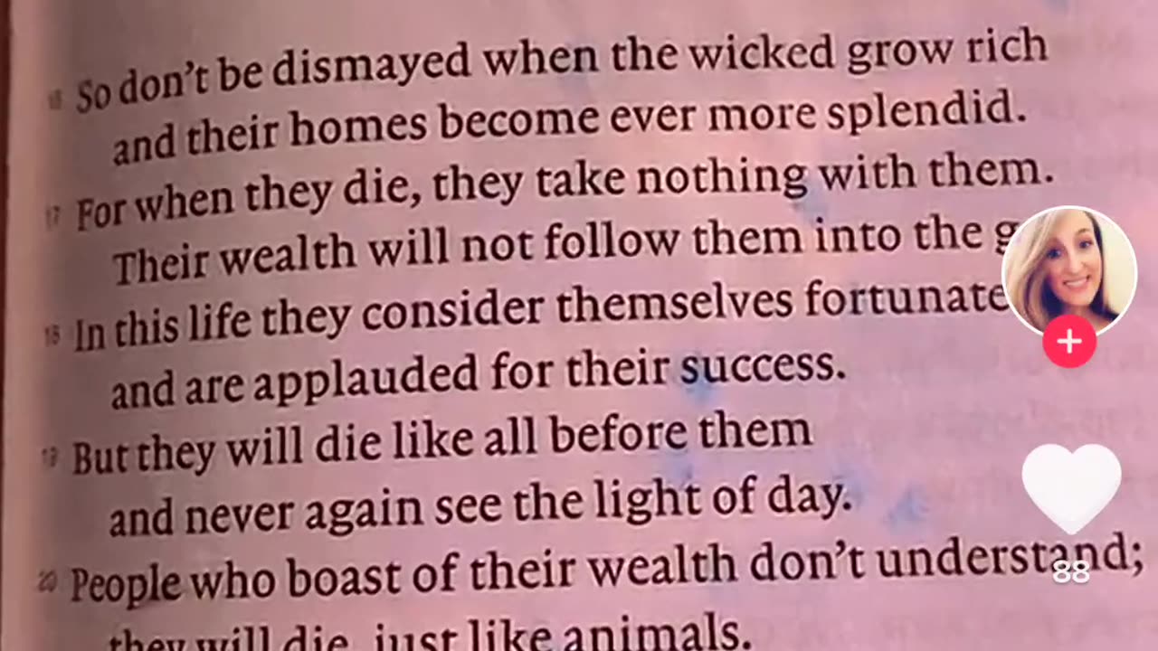 Giving it all to Jesus/ Psalm 49