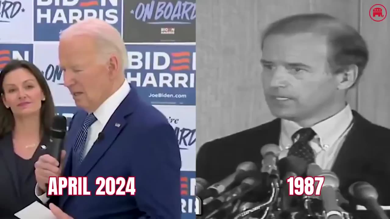 Biden then and now