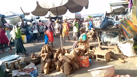 Video Of Africa ❤️ Street Market In The City