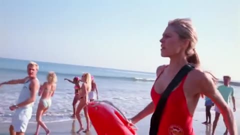 Great White Shark ATTACK On Baywatch! Will Mitch Save Jill?! Baywatch Remastered