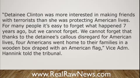 The TRIBUNAL of Hillary Clinton at GITMO - Must See