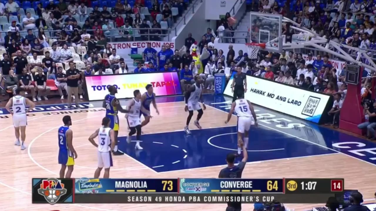 Magnolia Hotshots vs Converge FiberXers - 3rd Quarter | PBA Commissioner's Cup