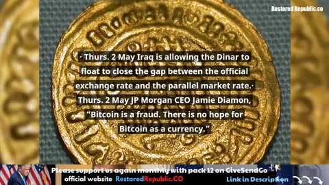 Restored Republic via a GCR: Update as of May 3, 2024