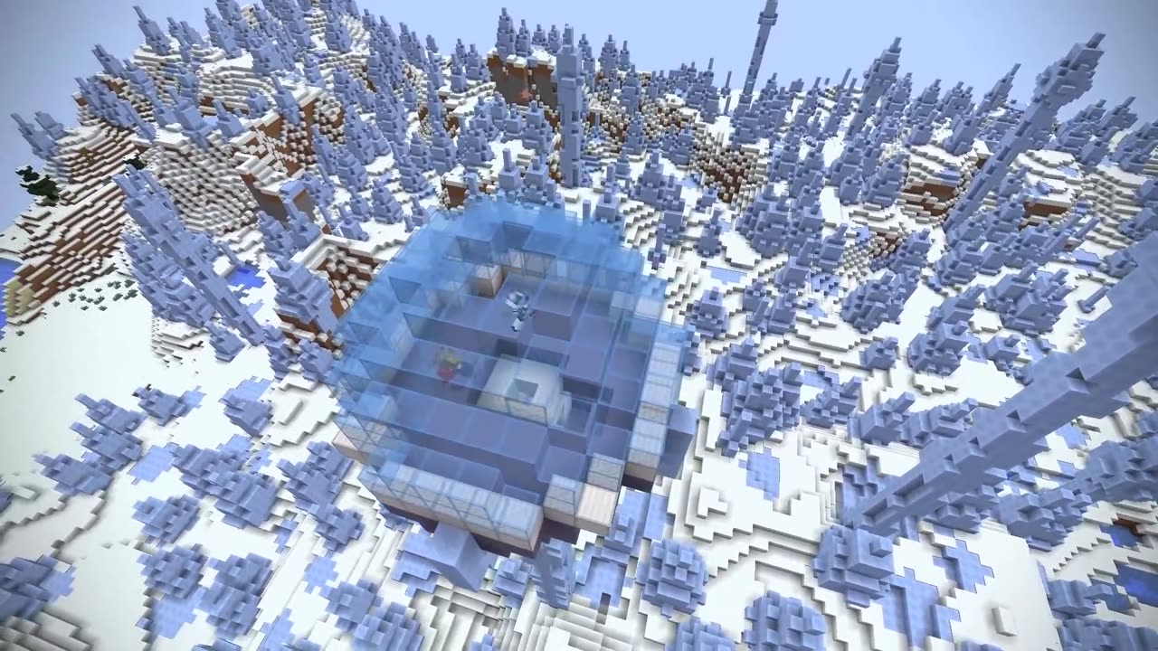 Let's Transform Minecraft ICE SPIKES!