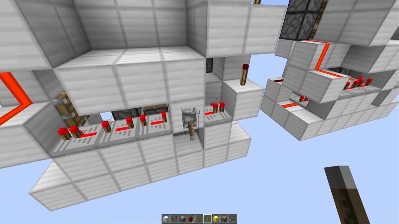 Minecraft: 3x3 Spiral Door [Compact And Fast!]