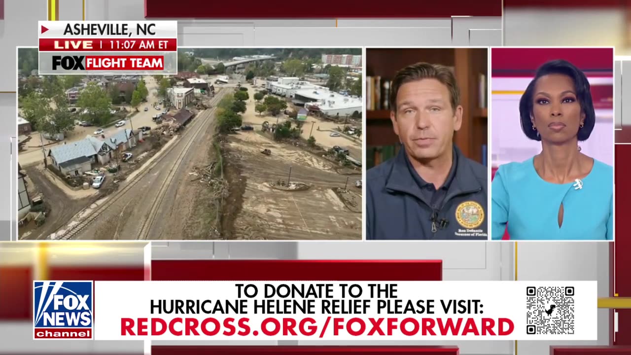 GOVERNOR DeSantis " It's sad that it's come to this " HELENE RESPONSE