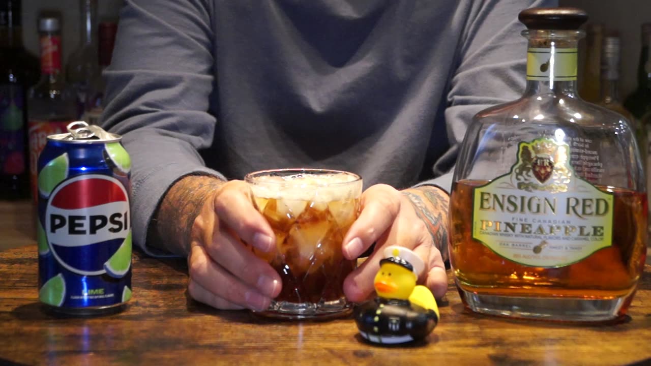 Edward Hollingsworth II - Ensign Red Pineapple Whiskey & Pepsi Lime