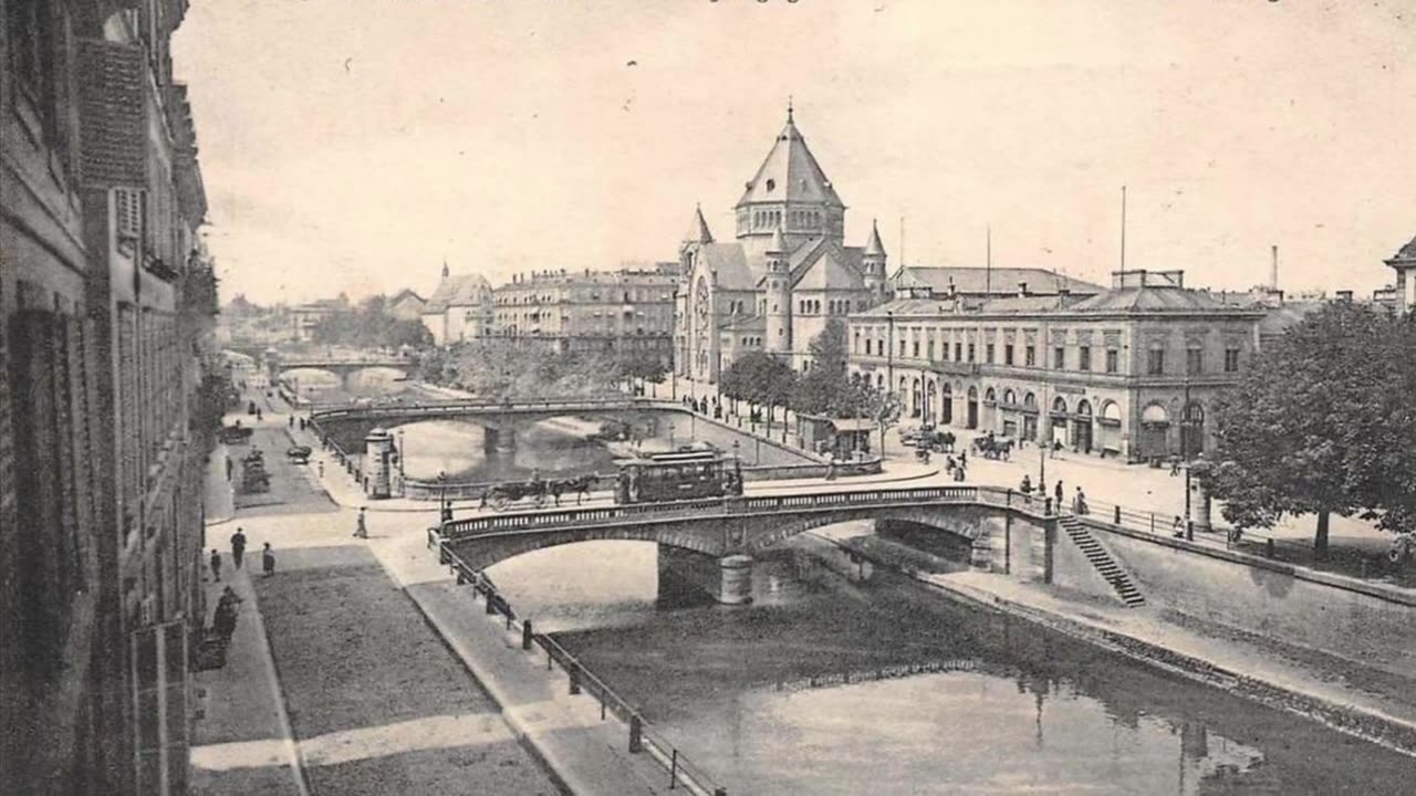 THE MONUMENTAL ARCHITECTURE OF THE OLD WORLD; STRASBOURG, FRANCE. OLDEST PHOTOGRAPHS - 1848 - 1928