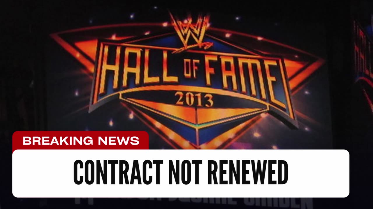 WWE Hall Of Famer Out At WWE