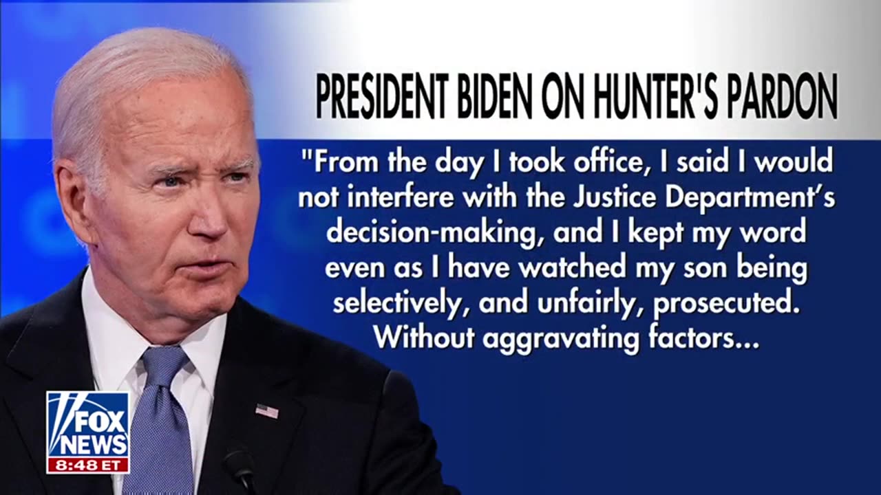 Joe Biden Has a "Change of Heart" and Pardons Hunter