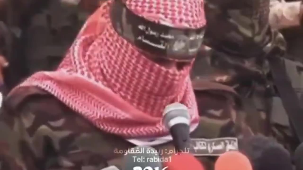 al-Qassam Spokesperson Abu Ubaydah. who first came to light in 2004