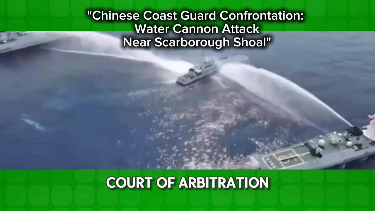 Chinese Coast Guard Confrontation: Water Cannon Attack Near Scarborough Shoal