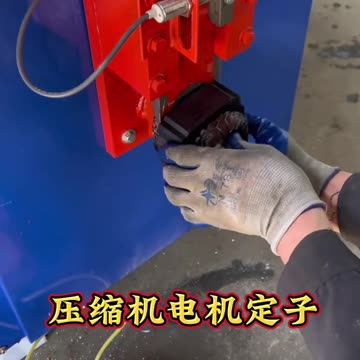 Malaysian customer's BSM-40 electric motor recycling machine is in trial running.