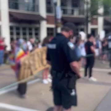 WOW: Anti-Israel Protestors Join Counter-Protesters In "F*** Joe Biden" Chant