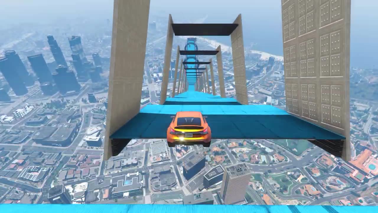 GTA 5 EPIC MEGA RAMP Gameplay !